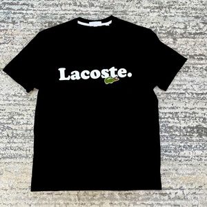 Lacoste Black Short Sleeve Tee